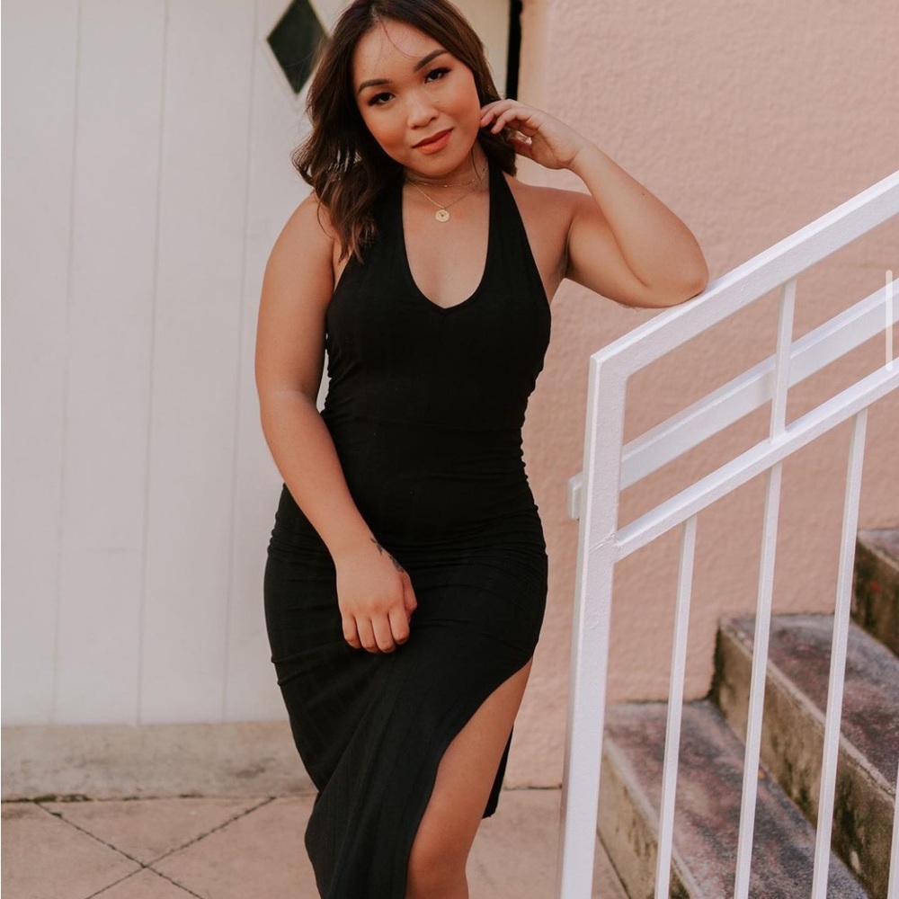 NWT Halter Midi Dress
